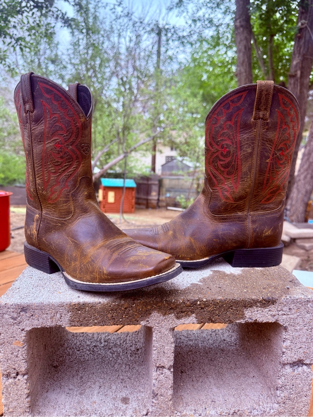 Ariat Quickdraw Western Boot Women Sz 5.5 or Youth - Picture 3 of 8